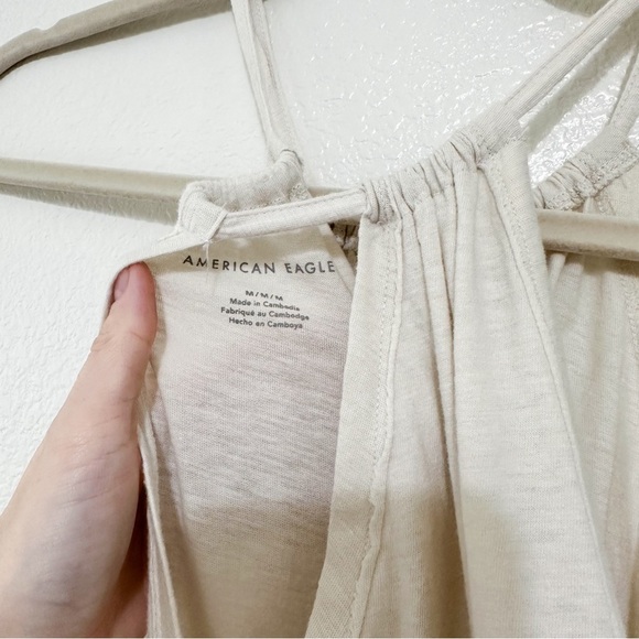 American Eagle Halter Peplum Top M - Picture 4 of 4